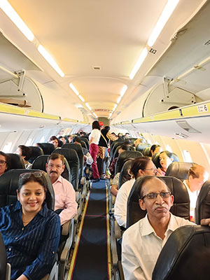 The Aerial Darshan is a specially organized chartered flight journey that allows pilgrims to witness Mount Kailash and Lake Mansarovar from an aerial view, without crossing borders or trekking across difficult terrains.