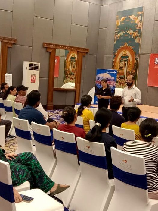 Kailash Yatris meeting place in Lucknow