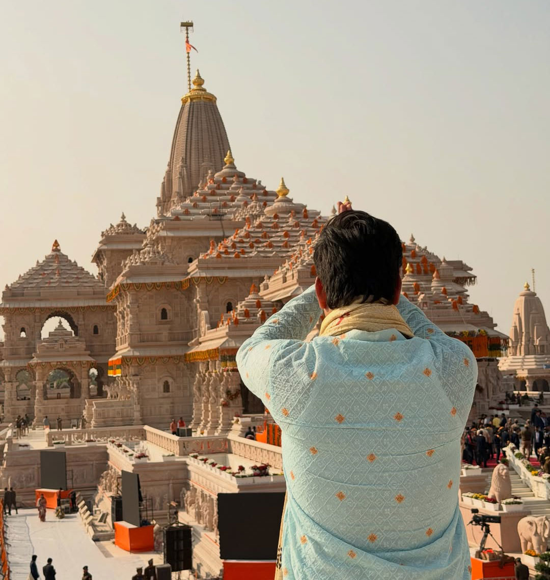 The Ram Janmabhoomi Movement highlighting the historic struggle and public movement for the construction of the Ram Mandir in Ayodhya, Uttar Pradesh